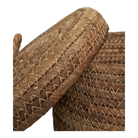 House Nordic Coșuri Desio, frunze de bananier, naturale, 2pcs [5]