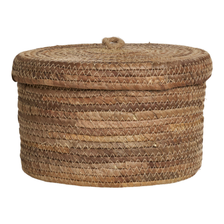 House Nordic Coșuri Desio, frunze de bananier, naturale, 2pcs [7]