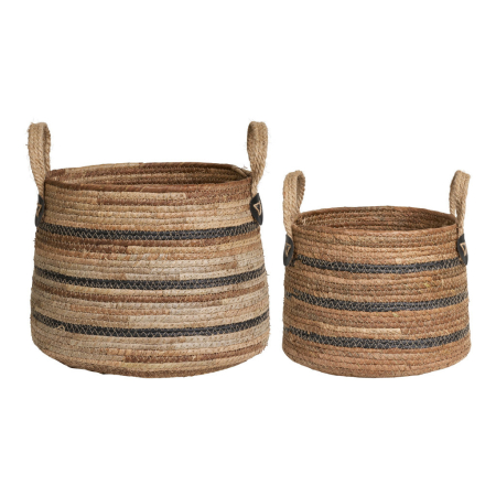 House Nordic Coșuri Erba, frunze de banane, naturale, 2pcs [3]