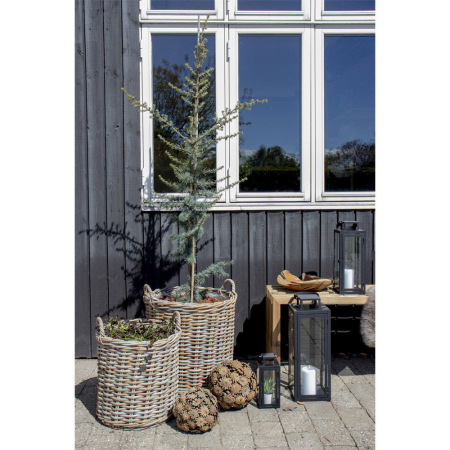 House Nordic Coșuri indo, kubu rattan, natural 2pcs [1]