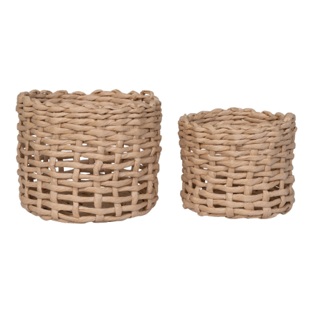 Decorațiuni - House Nordic Coșuri Penela, hârtie, natural, 2pcs
