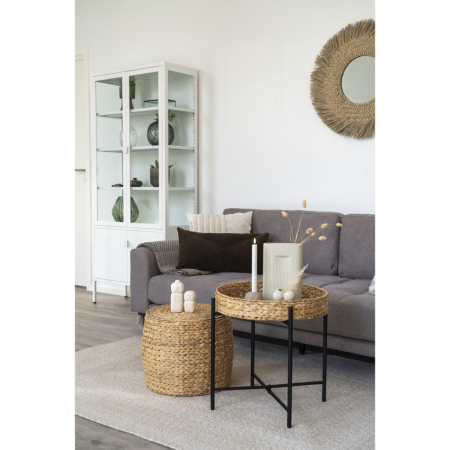 House Nordic Decor de masă, ciment, bej, 5,5x5,5x10 cm [3]