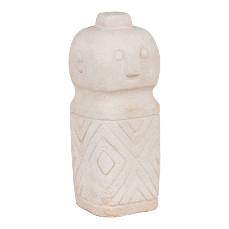 Decorațiuni - House Nordic Decor de masă, ciment, bej, 6,5x6,5x15 cm