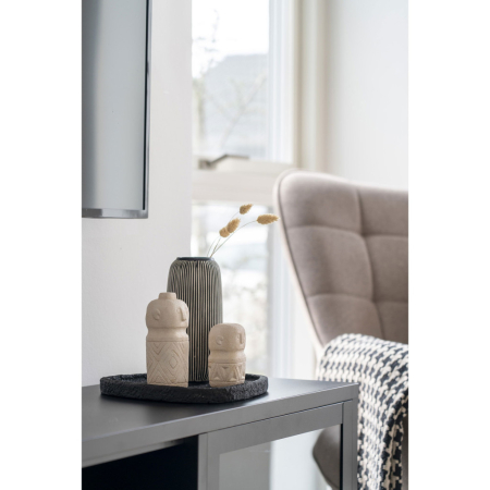 House Nordic Decor de masă, ciment, bej, 6,5x6,5x15 cm [5]