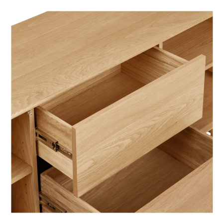 House Nordic Dulap Darwin stejar, 180x45x75 cm [4]