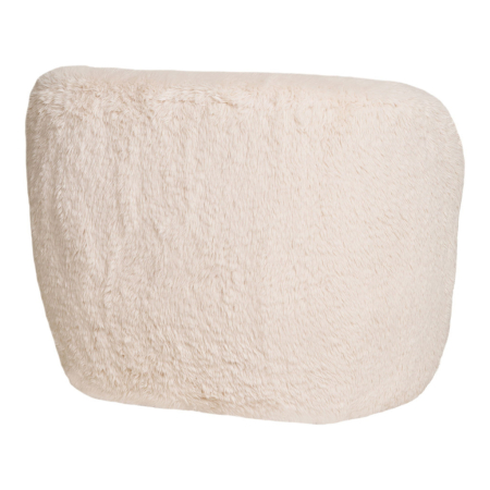 House Nordic Fotoliu Setubal, blană artificială, fildeș [4]