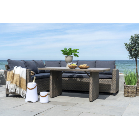 House Nordic Găleată răcitoare pentru sticle Bristol LED cu curea, albă, reîncărcabilă [8]