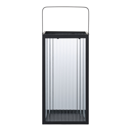 House Nordic Lanternă decorativă Almonte, metal/glass, negru [0]
