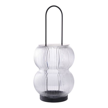 House Nordic Lanternă decorativă Lucena, metal/glass, negru [2]