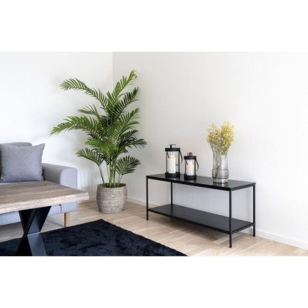 House Nordic Lanterne decorative Bondi, oțel / sticlă, negru, set de 2 [7]