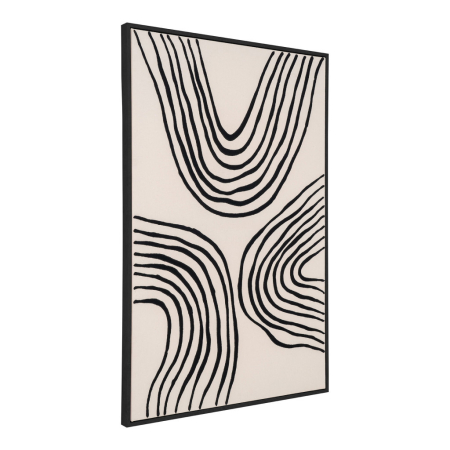 House Nordic Lipari canvas print, negru/bej, No.2 60x90 cm [2]