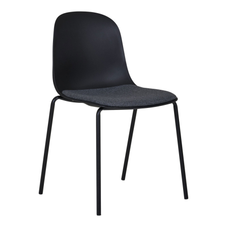 Mobilier sufragerie - House Nordic Madalena scaun de luat masa negru