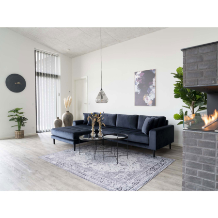 House Nordic Masă de cafea Venezia negru, ø48x48cm [8]