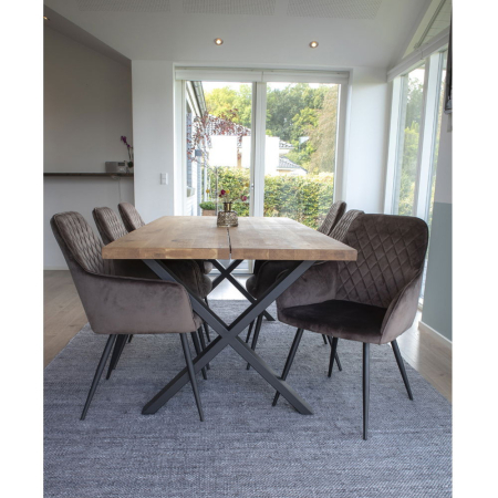 House Nordic Masă de dining Montpellier 200x95 cm stejar [7]