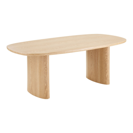 Produse temporar indisponibile - House Nordic Masă de dining ovală Serra 210x110 cm cenușă