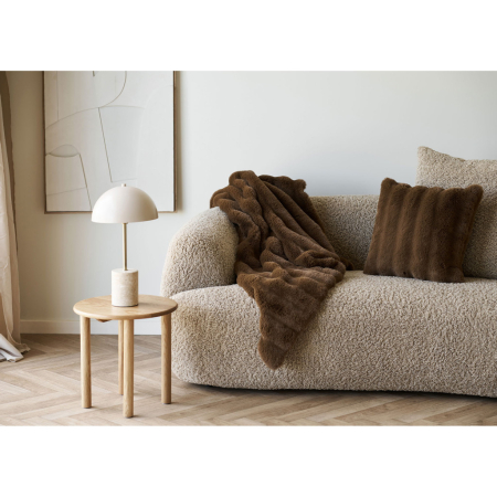 House Nordic Măsuță Jena din stejar, naturală, ø40X40cm [5]