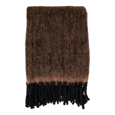 Pături, cuverturi - House Nordic Pătură Carmel, maro 130x170 cm