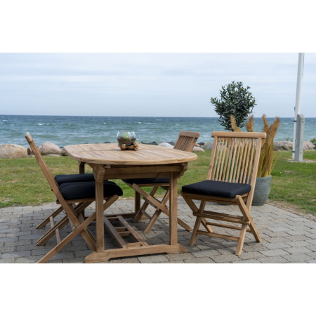 House Nordic Pernă de scaun Alture, negru, 37x42x5 cm [3]