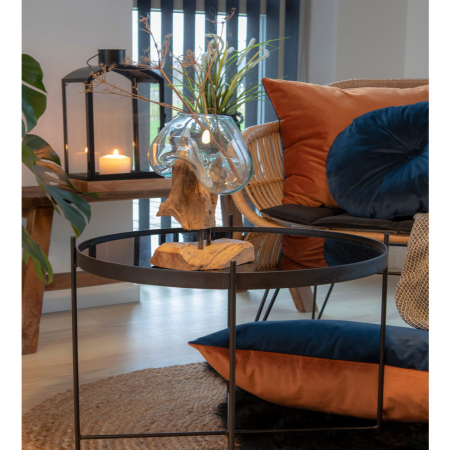 House Nordic Picătură de apă San Marino decor de masă, lemn de tec/vidră, 25 cm [5]