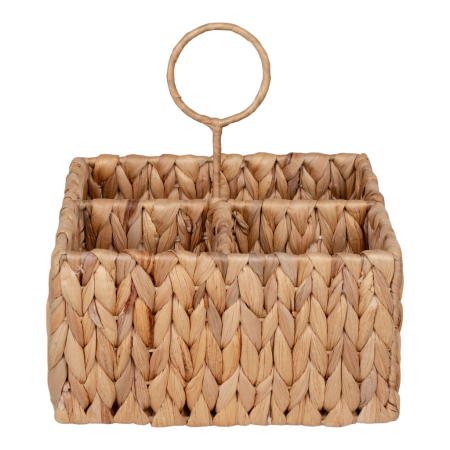 House Nordic Pleiku coș de perete, jacint de apă, natural, 20x11x20 cm [3]