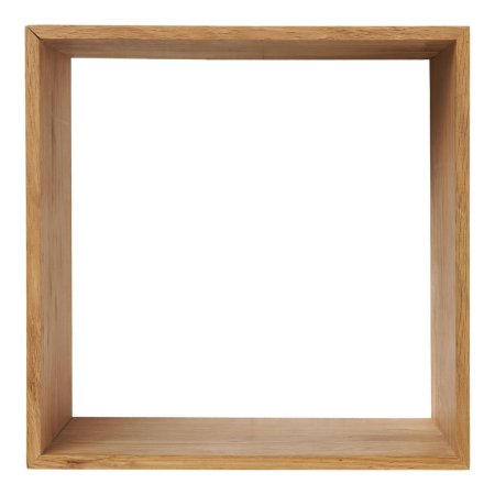 House Nordic Raft de perete Lattoon, stejar, natural, 30x18x30 cm [0]