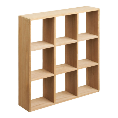 Produse temporar indisponibile - House Nordic Raft de perete Moss, pin, natural, 46x10x46 cm