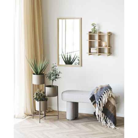 House Nordic Raft de perete Olsberg furnir de stejar, natural, 40x12x40 cm [1]