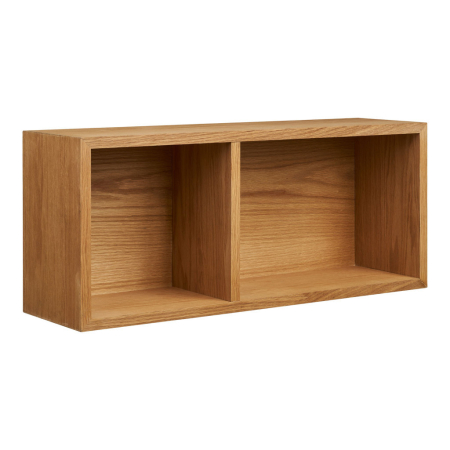 House Nordic Raft de perete Oshawa furnir de stejar, natural, 71x20x30 cm [0]