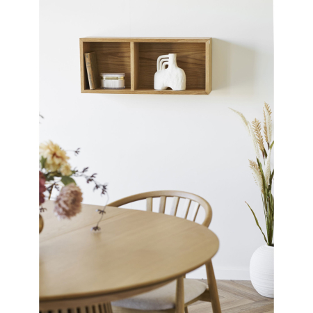 House Nordic Raft de perete Oshawa furnir de stejar, natural, 71x20x30 cm [3]