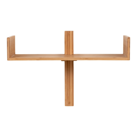 Produse temporar indisponibile - House Nordic Raft de perete Villa, bambus, natural 50x36 cm