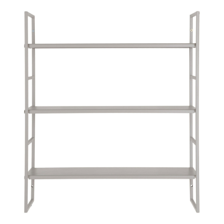 Rafturi - House Nordic Rafturi Beja, oțel, gri rece, 3 rafturi 48x17x55 cm