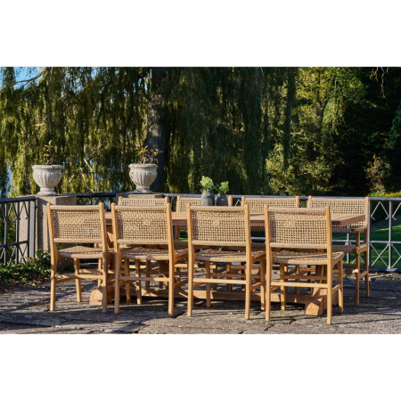 House Nordic Scaun de dining Derby, tec/polyrattan, natural [8]
