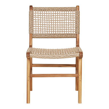 House Nordic Scaun de dining Derby, tec/polyrattan, natural [2]