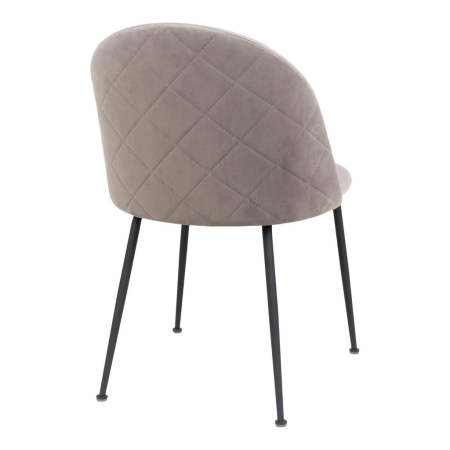 House Nordic Scaun de dining Geneve gri-negru [4]