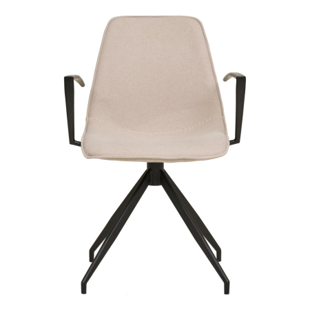 House Nordic Scaun de masă rotativ Monaco cu cotiere, nisip [1]