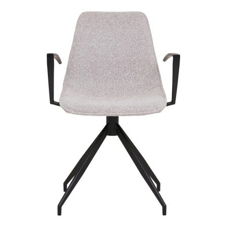 House Nordic Scaun de masă rotativ Monaco cu cotiere, nisip [1]