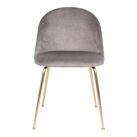 House Nordic Scaun de sufragerie Geneve gri-brass [2]