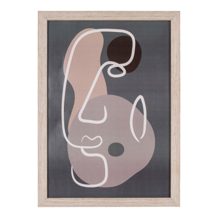 House Nordic Set de artă de perete Madison, natural, 3 piese [4]