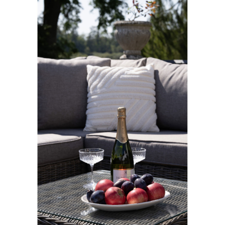 House Nordic Set mobilier de grădină Calvi, polyrattan, gri kubu [6]