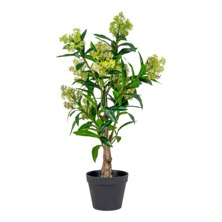 House Nordic Skimmia lemn plantă artificială 75 cm [0]