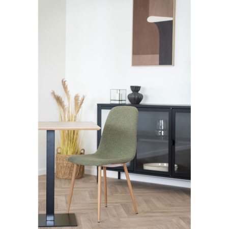 House Nordic Stockholm scaun de luat masa verde închis [1]