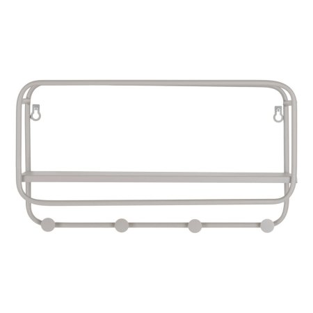 Cuier perete - House Nordic Suport pentru pălării Feira, oțel, gri 45x15x25 cm