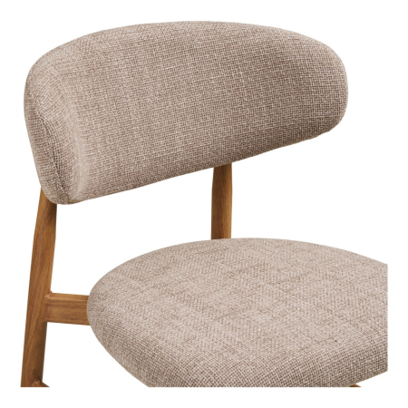 House Nordic Taburet de bar Levanto, culoare nisip, picioare cu efect de lemn, stejar [4]