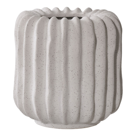 Decorațiuni - House Nordic Vas de flori, ceramică, gri ø15x15 cm