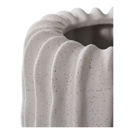 House Nordic Vas de flori, ceramică, gri ø15x15 cm [2]