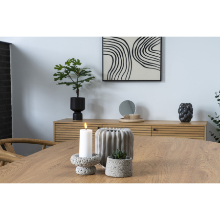 House Nordic Vas de flori, ceramică, negru ø15x23,5 cm [4]