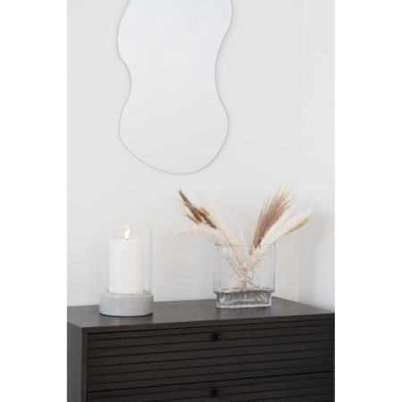 House Nordic Vas, sticlă, transparent 20x9x19,5 cm [5]