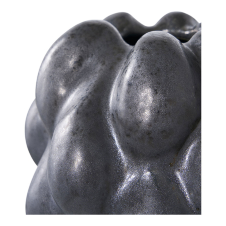 House Nordic Vază, ceramică, negru, 14x15x19 cm [2]