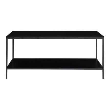 House Nordic Vita TV stand, 2 rafturi, negru, 100x36x45 cm [4]