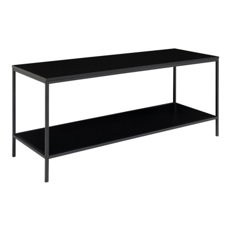 House Nordic Vita TV stand, 2 rafturi, negru, 100x36x45 cm [2]